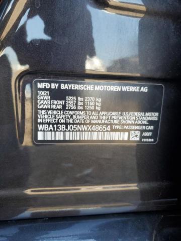 2022 BMW 530 XI WBA13BJ05NWX48654