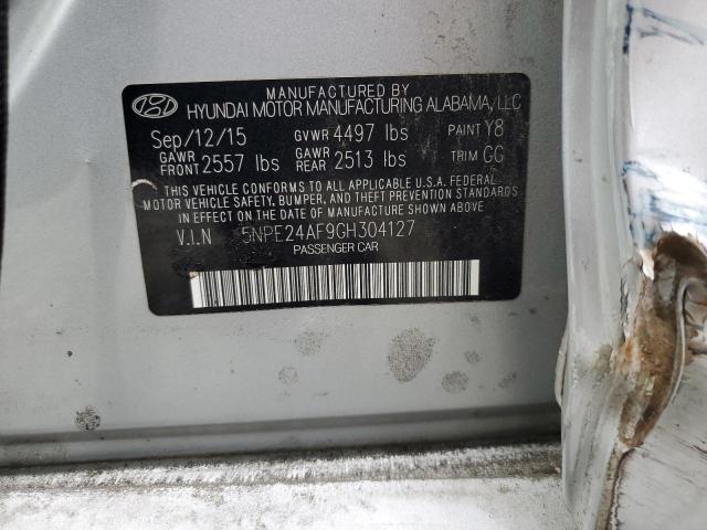 2016 HYUNDAI SONATA SE 5NPE24AF9GH304127