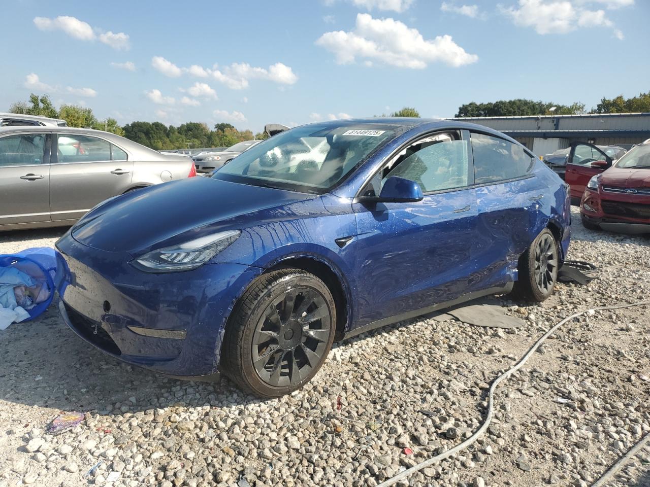 Lot #3294882832 2021 TESLA MODEL Y
