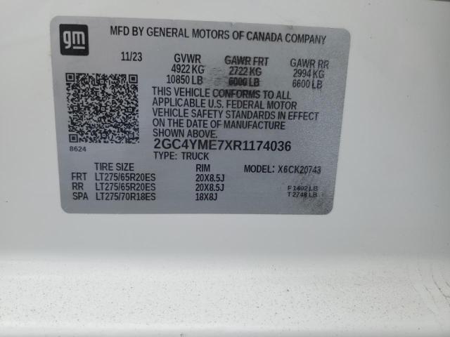 2024 CHEVROLET SILVERADO K2500 CUSTOM 2GC4YME7XR1174036