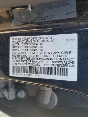 2022 ACURA TLX TECH A 19UUB6F53NA002572