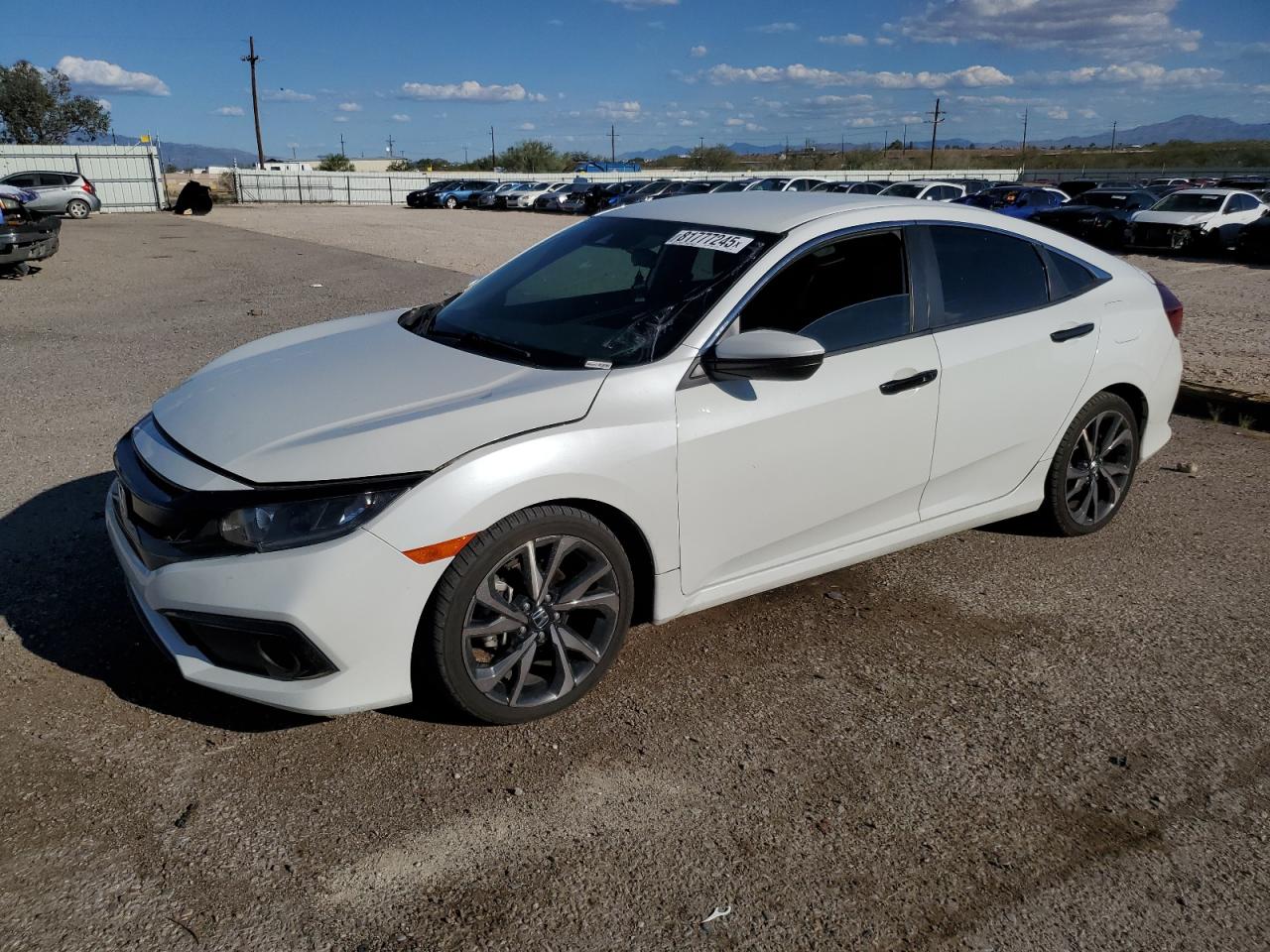 Lot #3298083162 2021 HONDA CIVIC SPORT
