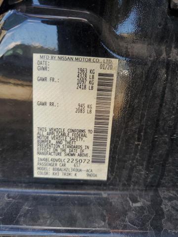 2020 NISSAN ALTIMA SV - 1N4BL4DV0LC225072