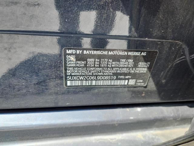 2020 BMW X7 XDRIVE4 5UXCW2C06L9D08519