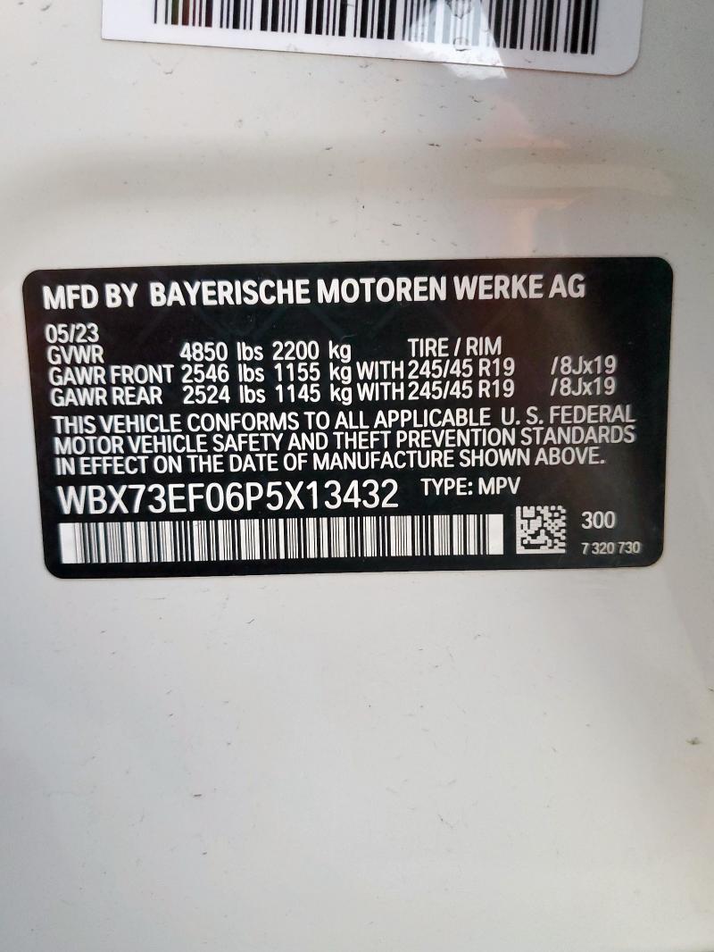 2023 BMW X1 XDRIVE2 WBX73EF06P5X13432
