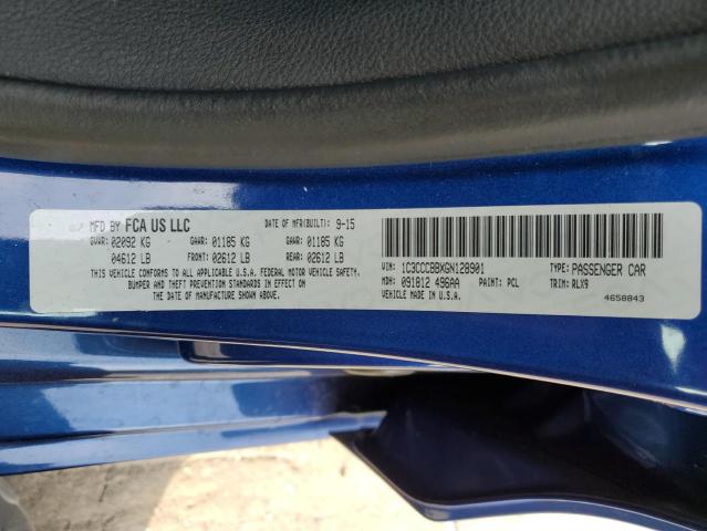 2016 CHRYSLER 200 S - 1C3CCCBBXGN128901