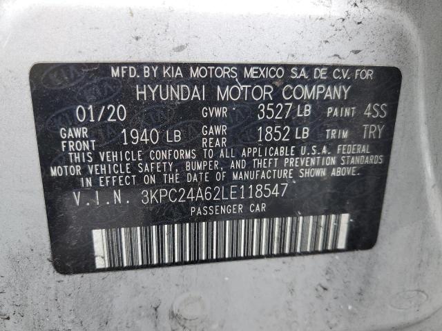 2020 HYUNDAI ACCENT SE 3KPC24A62LE118547
