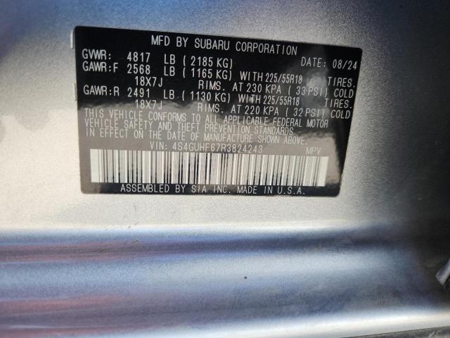 2024 SUBARU CROSSTREK - 4S4GUHF67R3824243