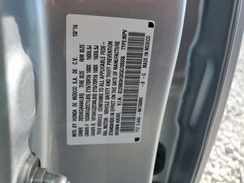 2016 HONDA CR-V LX - 3CZRM3H3XGG709336