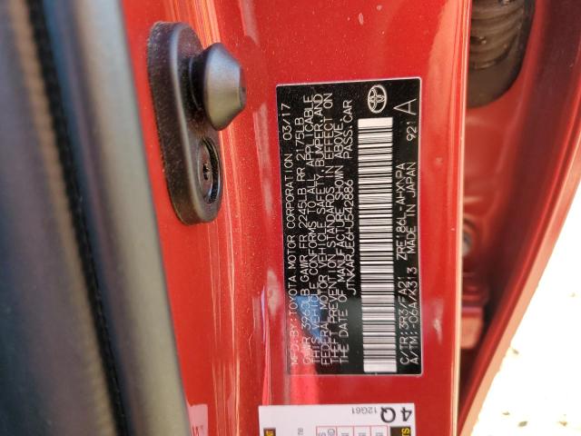 2017 TOYOTA COROLLA IM JTNKARJE6HJ542886