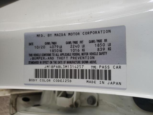 2021 MAZDA 3 SELECT JM1BPABL3M1314257