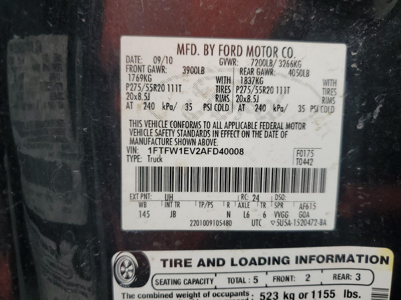 FORD F-150 SUPERCREW