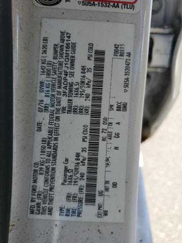 2016 FORD FIESTA TIT 3FADP4FJ1GM186147