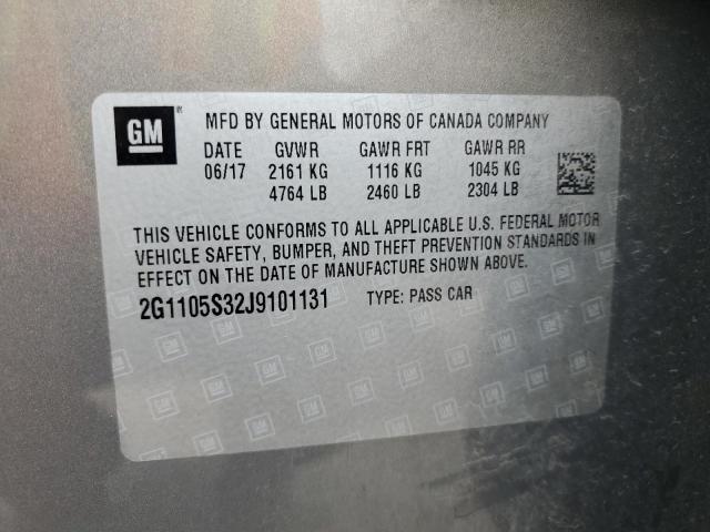 2018 CHEVROLET IMPALA LT - 2G1105S32J9101131