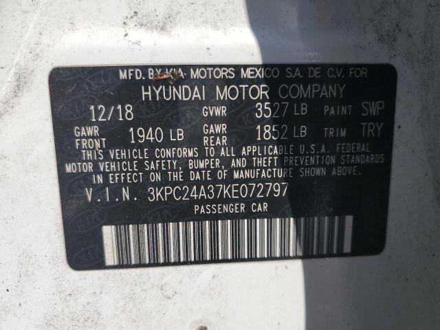 2019 HYUNDAI ACCENT SE 3KPC24A37KE072797