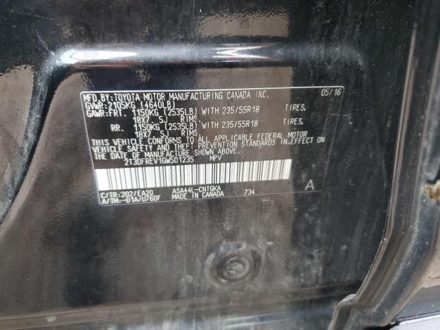 2016 TOYOTA RAV4 LIMIT 2T3DFREV1GW501235