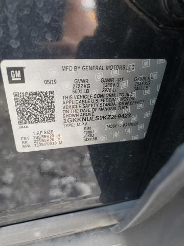 2019 GMC ACADIA SLT 1GKKNULS9KZ269423
