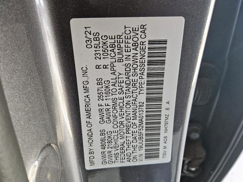 2021 ACURA TLX TECH A 19UUB5F52MA013782
