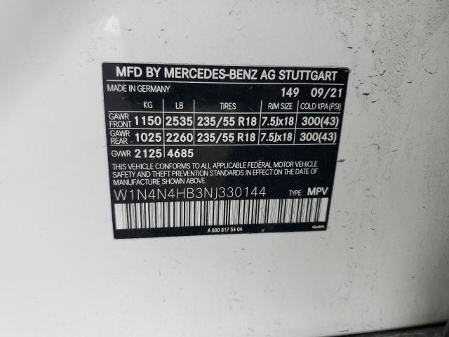 2022 MERCEDES-BENZ GLA 250 4MATIC W1N4N4HB3NJ330144
