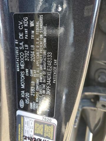 2020 KIA FORTE - 3KPF34ADXLE248133