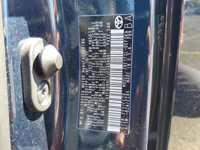 2018 TOYOTA COROLLA L 5YFBURHE1JP765484