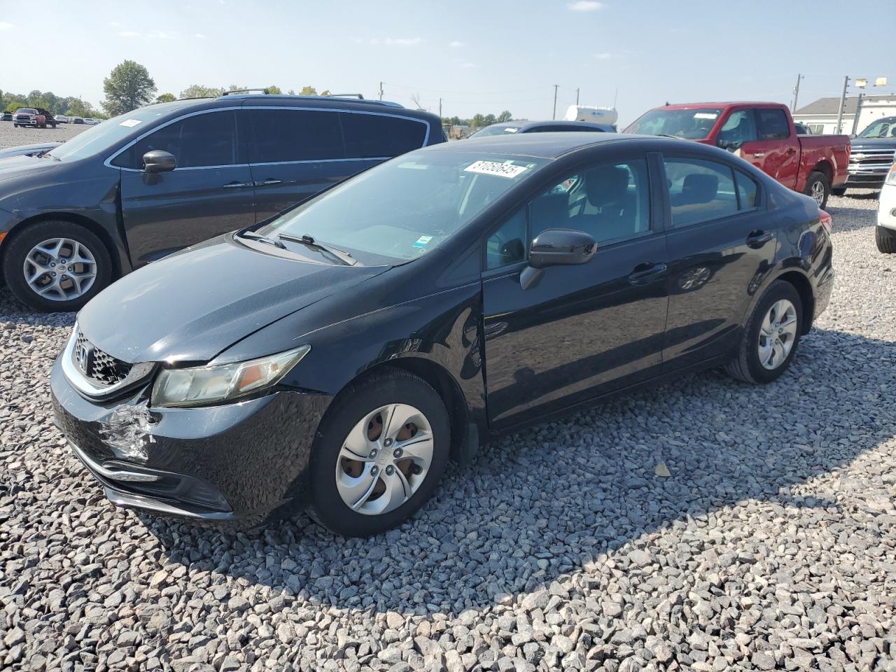 Lot #3254530178 2014 HONDA CIVIC LX