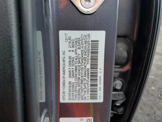 2018 HONDA ACCORD SPO #3296290423