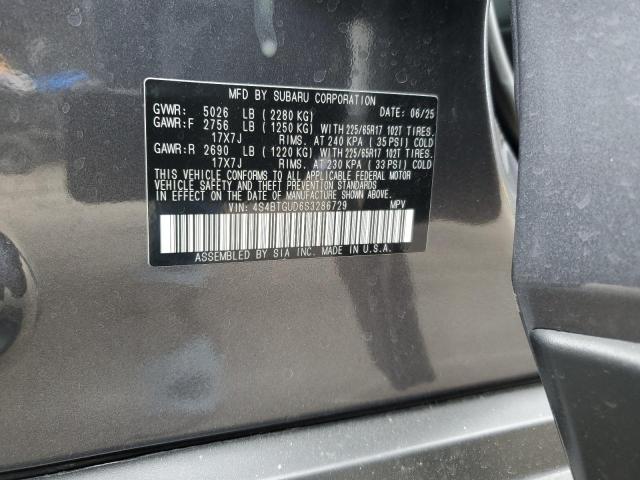 2025 SUBARU OUTBACK WILDERNESS 4S4BTGUD6S3286729