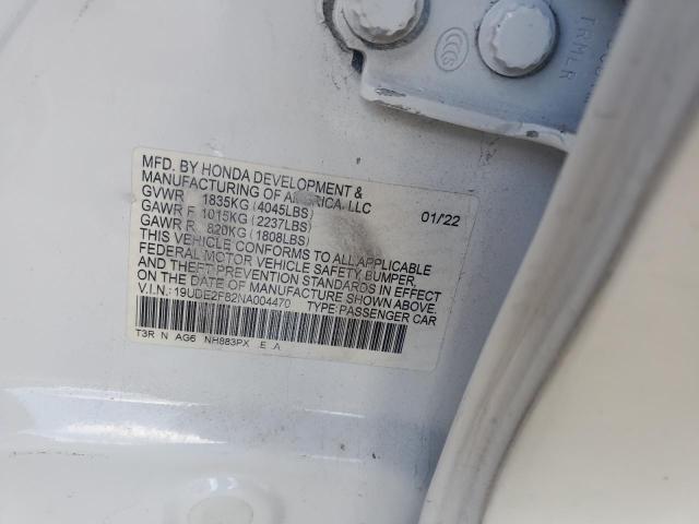 2022 ACURA ILX PREMIU 19UDE2F82NA004470