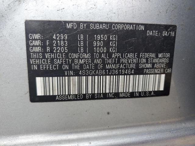 2018 SUBARU IMPREZA PR #3266955041