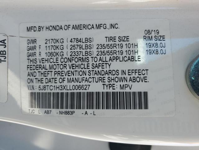 2020 ACURA RDX 5J8TC1H3XLL006627