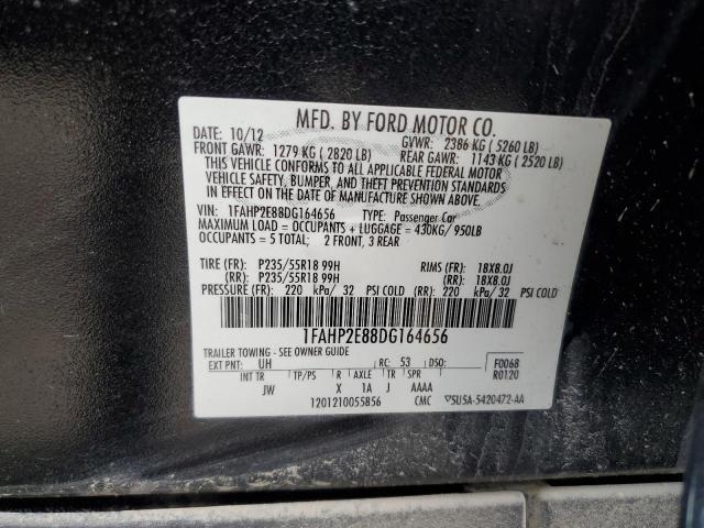 2013 FORD TAURUS SEL - 1FAHP2E88DG164656