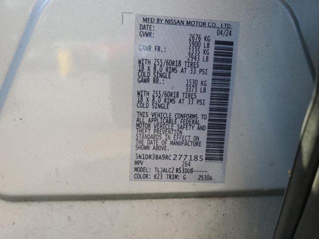 2024 NISSAN PATHFINDER - 5N1DR3BA9RC277185