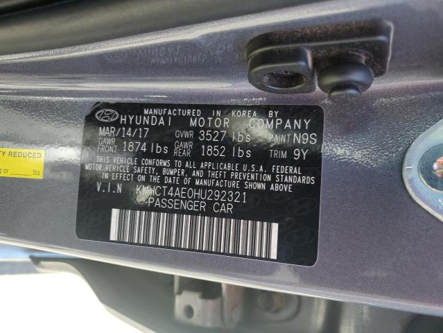 2017 HYUNDAI ACCENT SE KMHCT4AE0HU292321