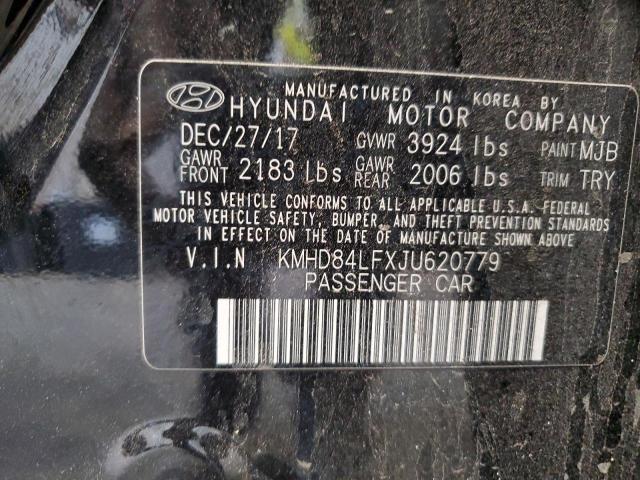2018 HYUNDAI ELANTRA SE - KMHD84LFXJU620779