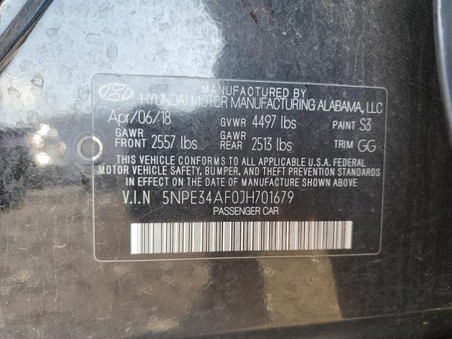 2018 HYUNDAI SONATA SPO - 5NPE34AF0JH701679