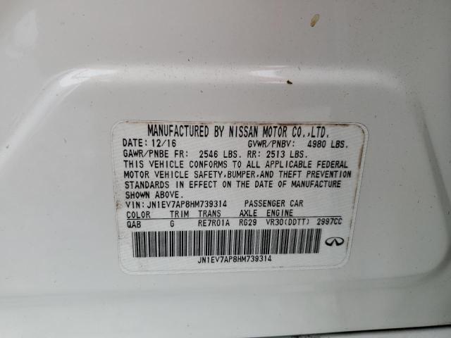 2017 INFINITI Q50 PREMIU - JN1EV7AP8HM739314