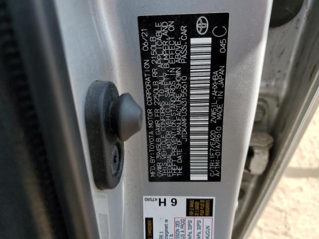 2022 TOYOTA PRIUS NIGH JTDKAMFU3N3155610