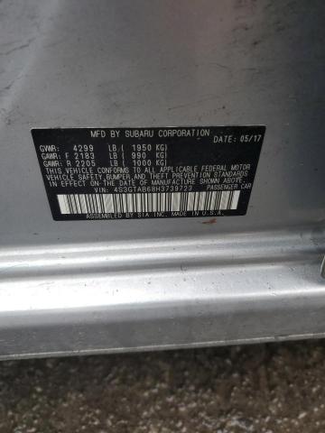 2017 SUBARU IMPREZA PR 4S3GTAB68H3739723
