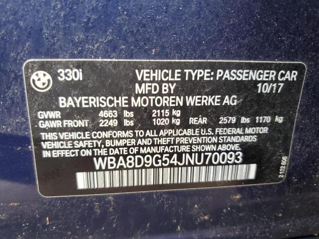 2018 BMW 330 XI #3292520693