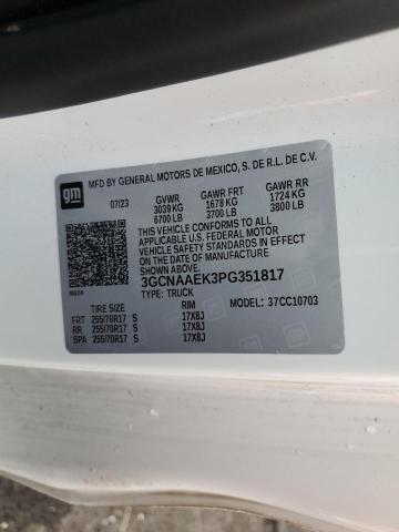 2023 CHEVROLET SILVERADO 3GCNAAEK3PG351817