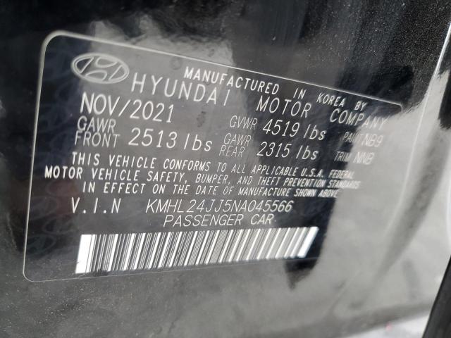 2022 HYUNDAI SONATA HYB KMHL24JJ5NA045566