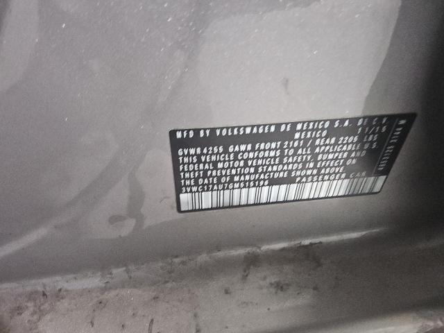 2016 VOLKSWAGEN GOLF SPORT 3VWC17AU7GM515196