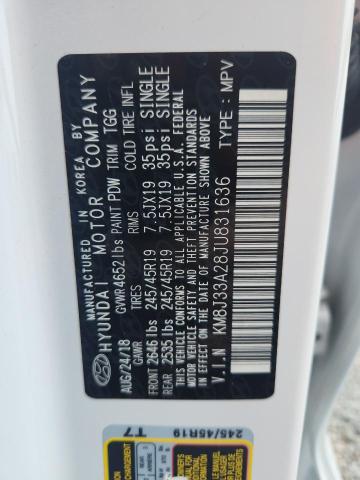 2018 HYUNDAI TUCSON VAL KM8J33A28JU831636