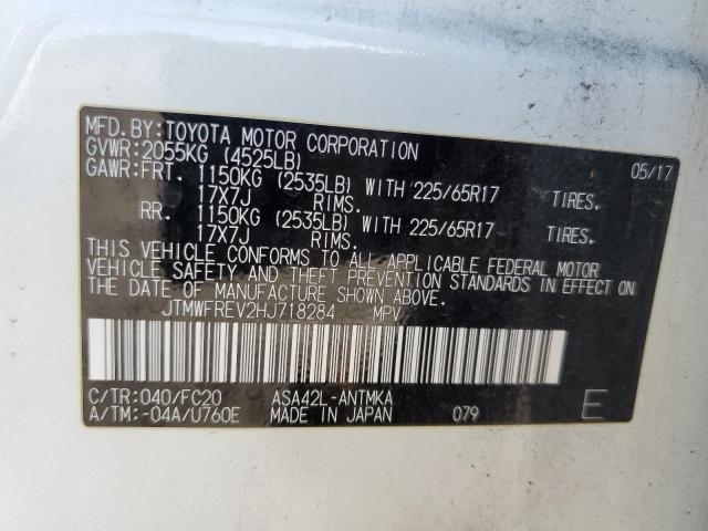 2017 TOYOTA RAV4 XLE JTMWFREV2HJ718284