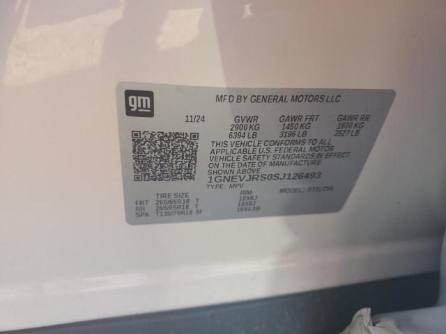 2025 CHEVROLET TRAVERSE Z - 1GNEVJRS0SJ126493