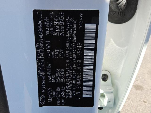 2025 HYUNDAI TUCSON SEL - 5NMJBCDE2SH575449