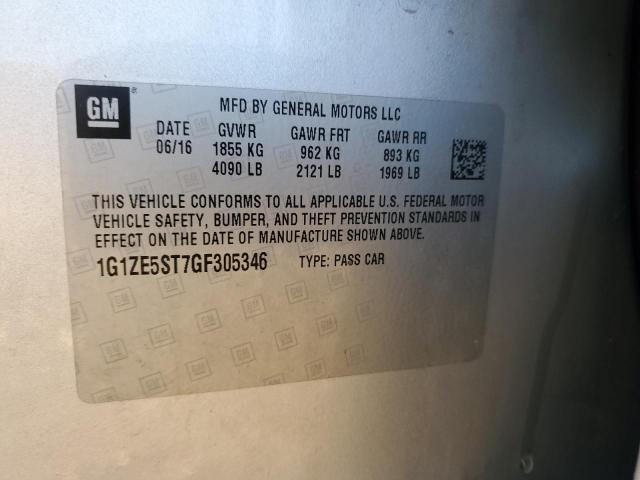 2016 CHEVROLET MALIBU  LT 1G1ZE5ST7GF305346