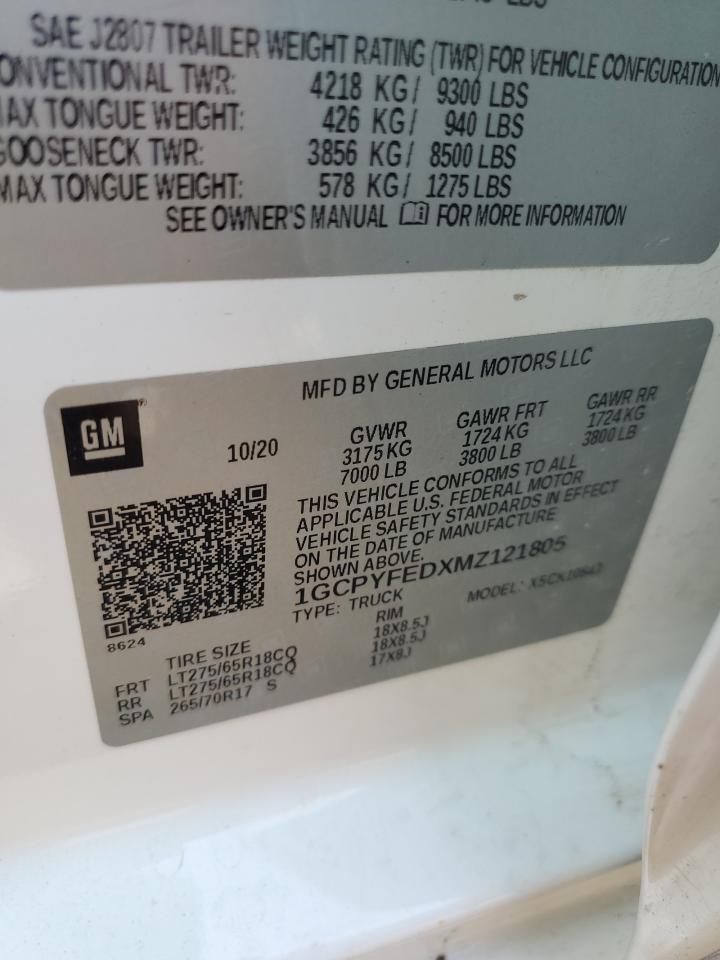 CHEVROLET SILVERADO K1500 LT TRAIL BOSS