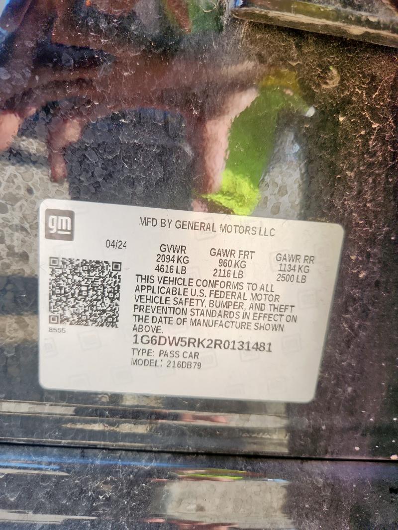 2024 CADILLAC CT5 LUXURY 1G6DW5RK2R0131481